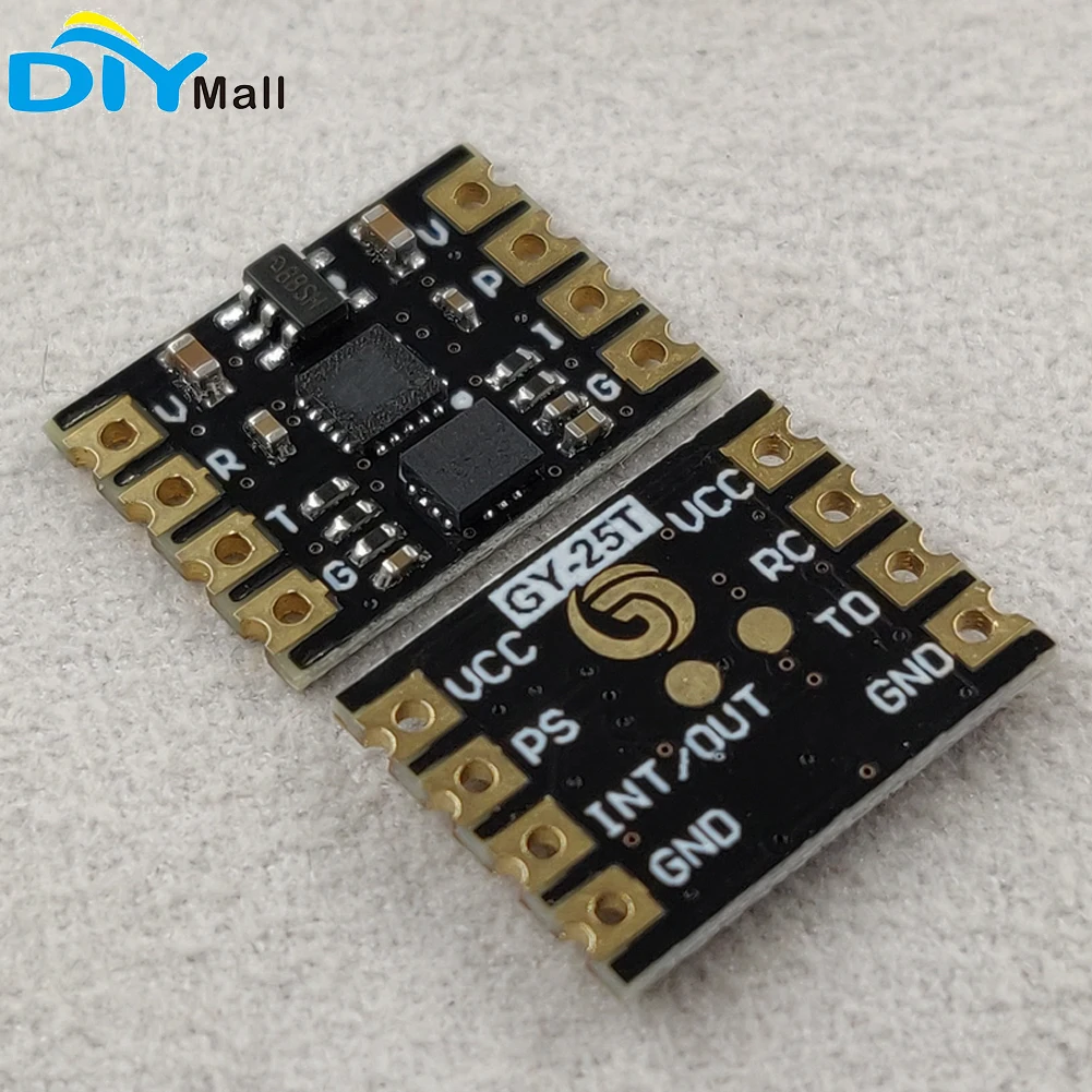 GY-25T 6DOF Tilt Angle Sensor Six-axis Serial Port I2C Gyroscope Acceleration Module GY-USB-TTL-01 USB to TTL Test Tool