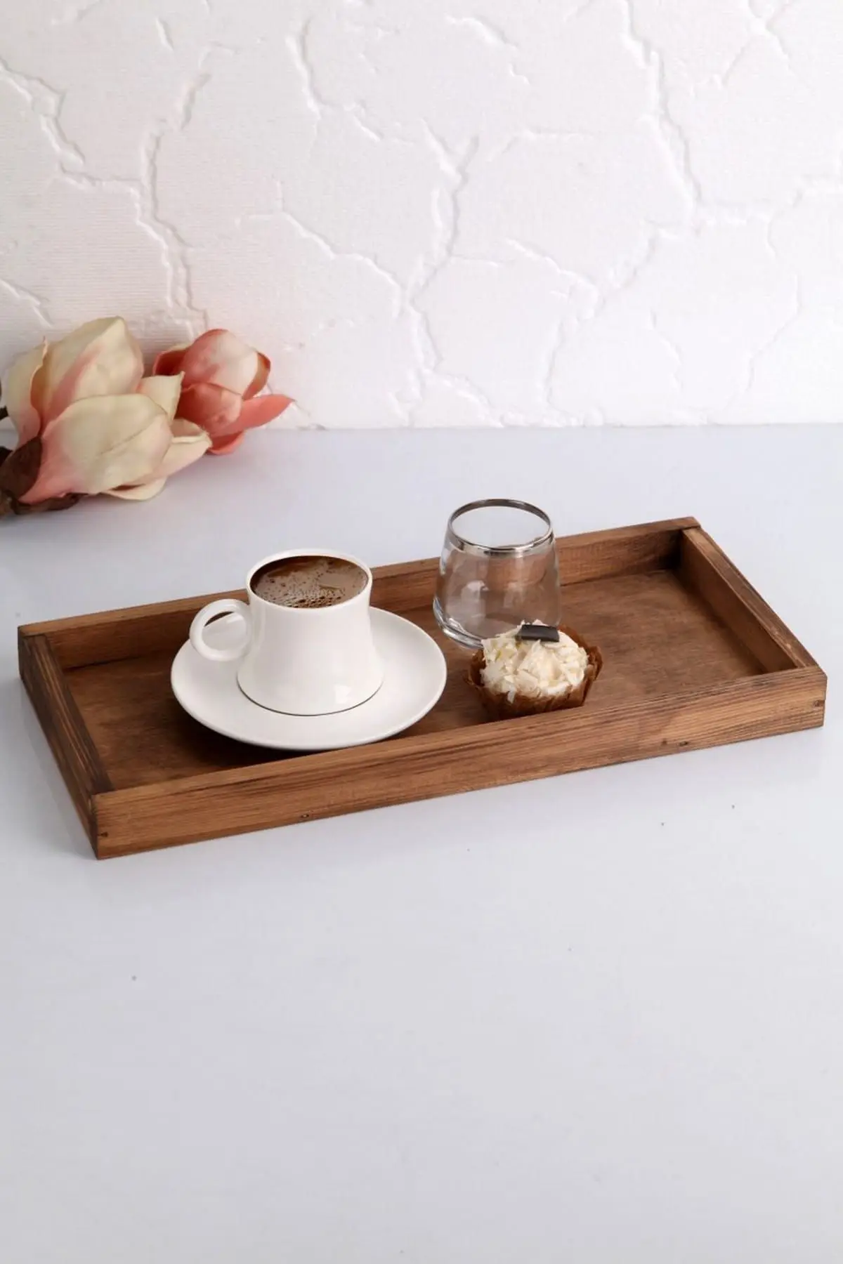 DOLBOVI Ness Special Design Wooden Rectangle Tea And Presentation tray Dowry tray поднос plateau de service