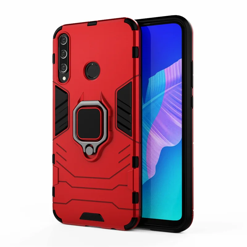 Shockproof Armor Case For Huawei P40 Lite E Case Ring Holder Stand Phone Cover For Huawei P40 Lite E 6.39