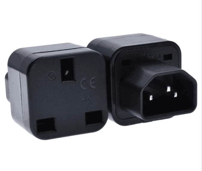 Universal Travel power adapter plug IEC320 UPS PDU C14 Power Outlet Convert Connector Computer Desktop Extension Socket Adapter