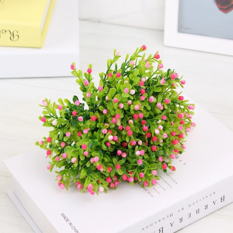 New Artificial Plastic Plants Christmas Decoration Artificial Plant Ferns Simulation Plant Plastic Flower Fern Home Accessories