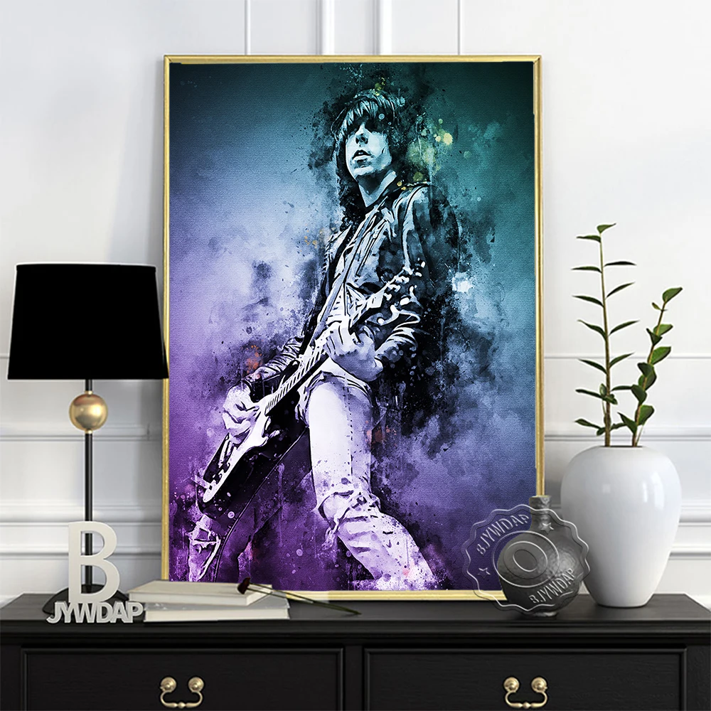 

John William Cummings Guitarist Poster Johnny Ramone Art Prints Punk Rock Guitarist Music Band Fans Collect Wall Decor Gift