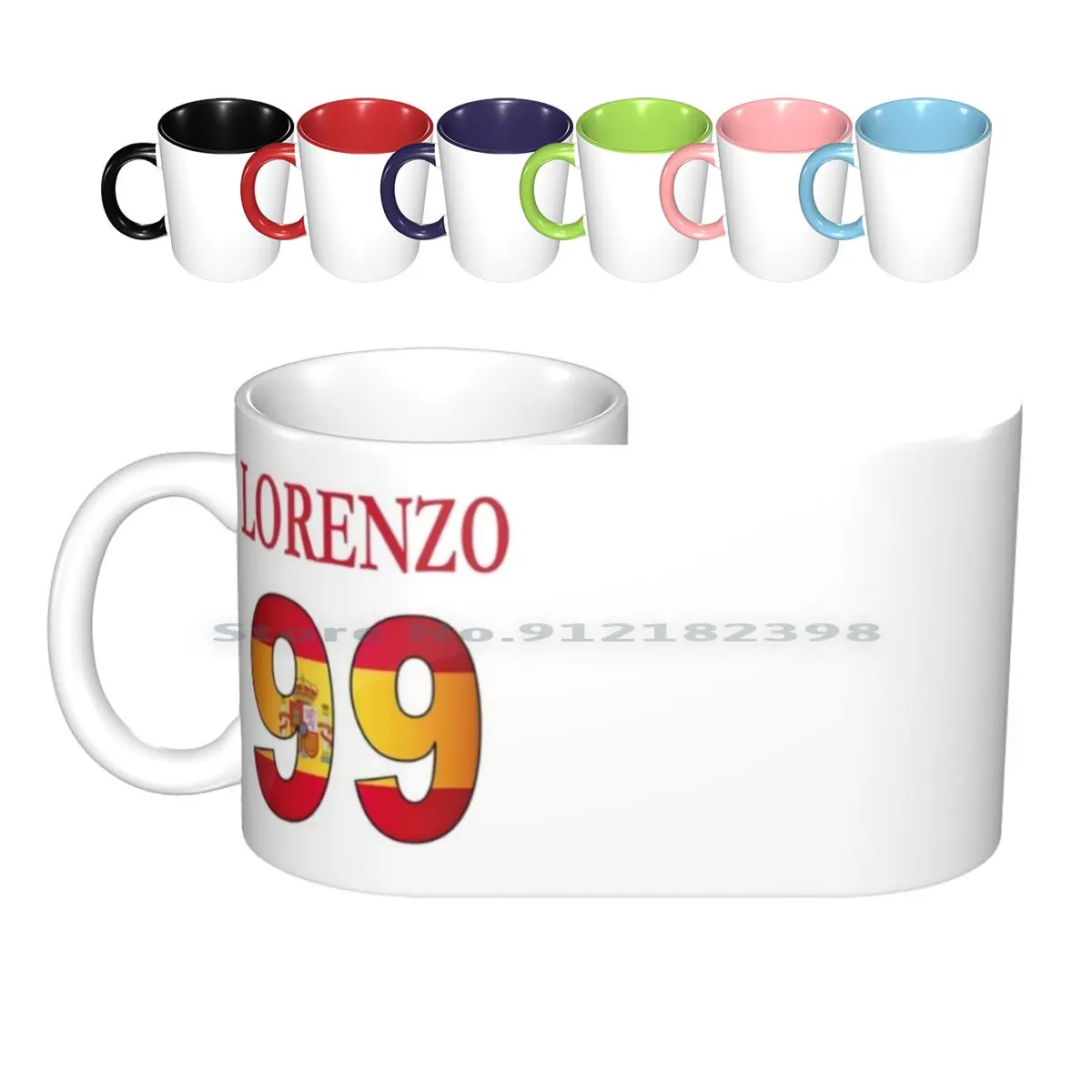 Jorge Lorenzo-99 Ceramic Mugs Coffee Cups Milk Tea Mug Jorge Lorenzo 99 Gp Moto Italy Italia 2019 2020 Creative Trending