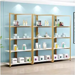 Mother and baby shop display shelf multi-storey beauty salon nail shelf cosmetics cabinet