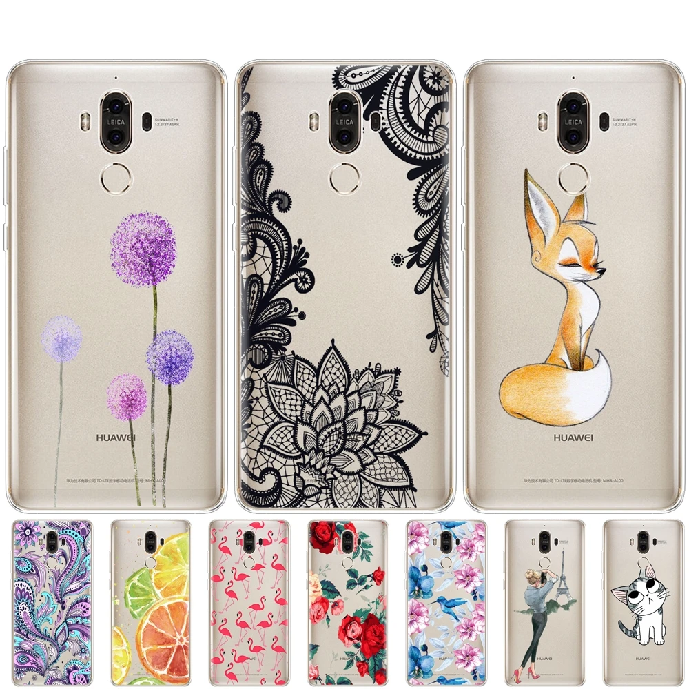 Case For Huawei Mate 9 Case Cover Huawei Mate9 Pro Case Silicon Soft Back Cover For Huawei Mate 9 Pro Protective Back Cover