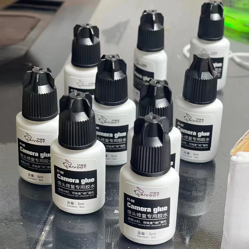 1Pcs 5ML กล้องซ่อมกาว UV โคมไฟการฉายรังสี1S Curing สำหรับ Iphone กล้องด้านหน้าเปลี่ยนโทรศัพท์ซ่อมเครื่องมือ