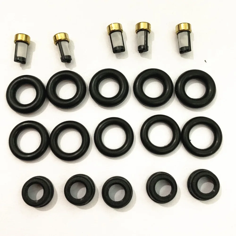 5Sets Wholesale Fuel Injector Repair Kits For 01-05 Volvo S60 S80 Car Replacement Parts# 9470229 8627815