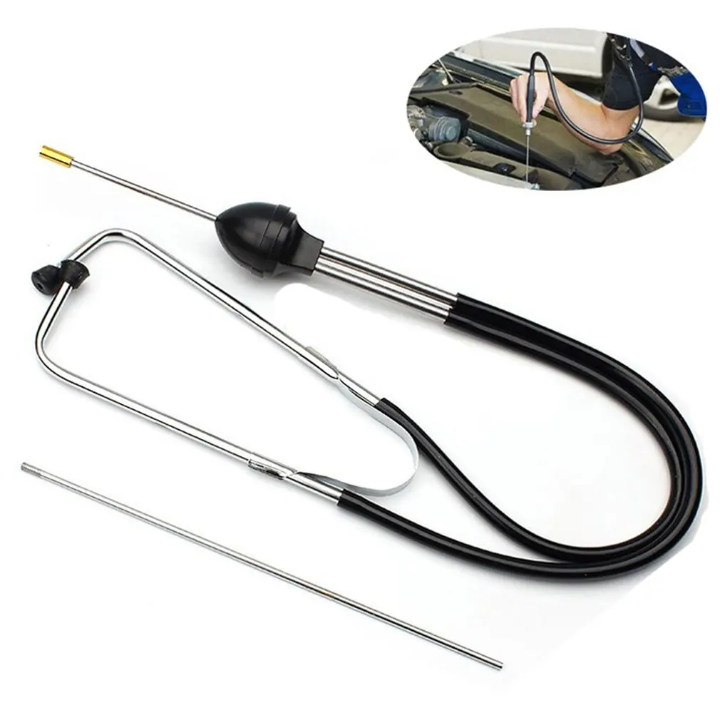 22.5+7CM Car Stethoscope Auto Mechanics Engine Cylinder Stethoscope Hearing Tool Car Engine Tester Diagnostic Tool