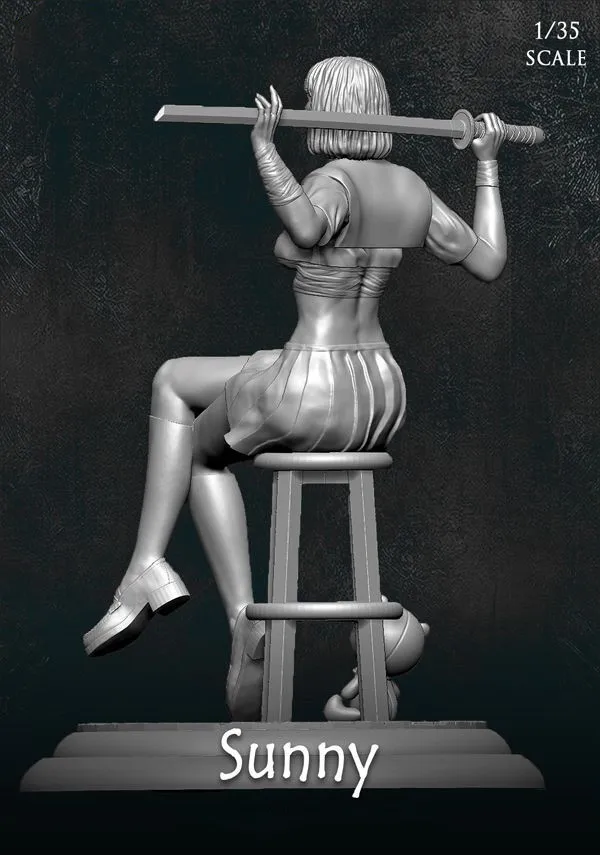 Figurine modèle en résine GK, tournesol, kit non assemblé et non peint, 1/35