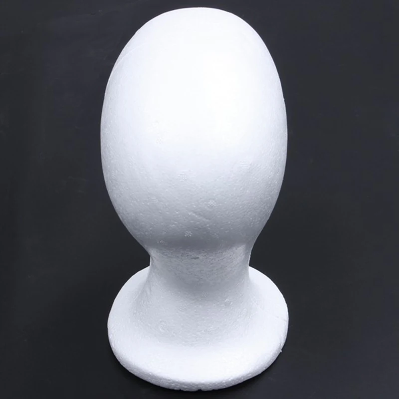 Female Styrofoam Foam Mannequin Manikin Head Model Hat Glasses Display Foam Mannequin Head Model Hat Wig Display Stand Rack