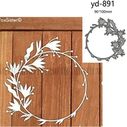 Metal Cutting Dies Cut Mold wreath Decoration Scrapbook Paper Craft Knife Mould Blade Punch Stencils