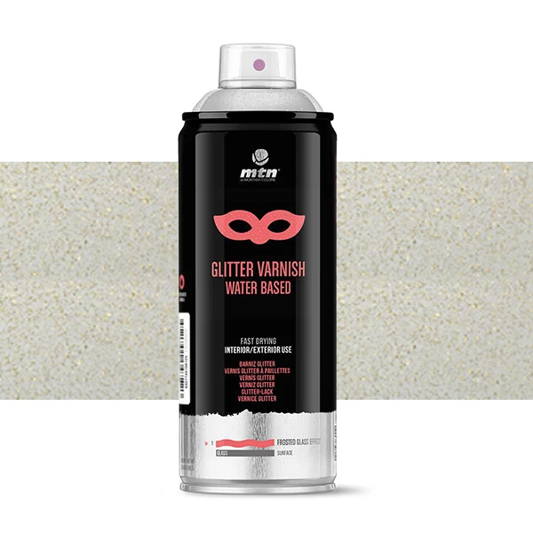 Spray paint brand MTN PRO Color RAL varnish Glitter gold 400ml dry very fast resistant exterior high adhesion