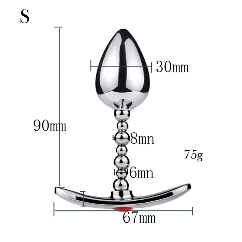 Metal Wearable Swing Anal Plug Masturbators Anal Dilator Vaginal Anus Butt Plug Sex Toy For Men and Women Prostate Massage Dildo