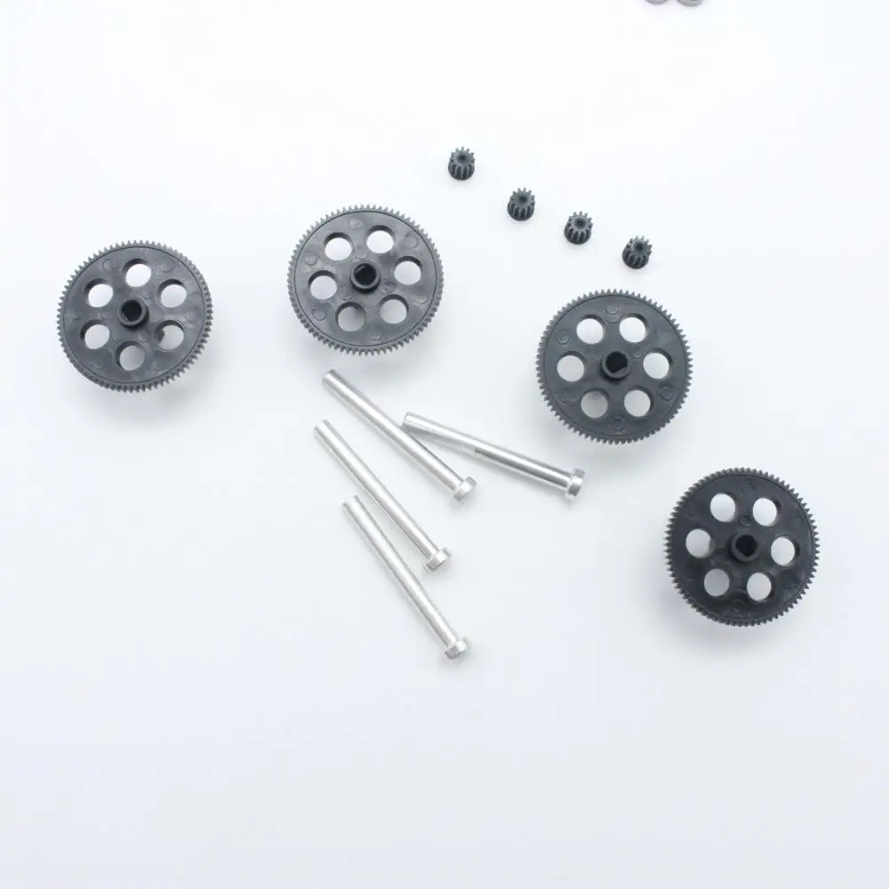 

4PCS Big Gear+4PCS Motor Gear+4PCS Iron Shaft Spare Part Kit for S167 RC GPS Drone Quadcopter Replacement Accessory