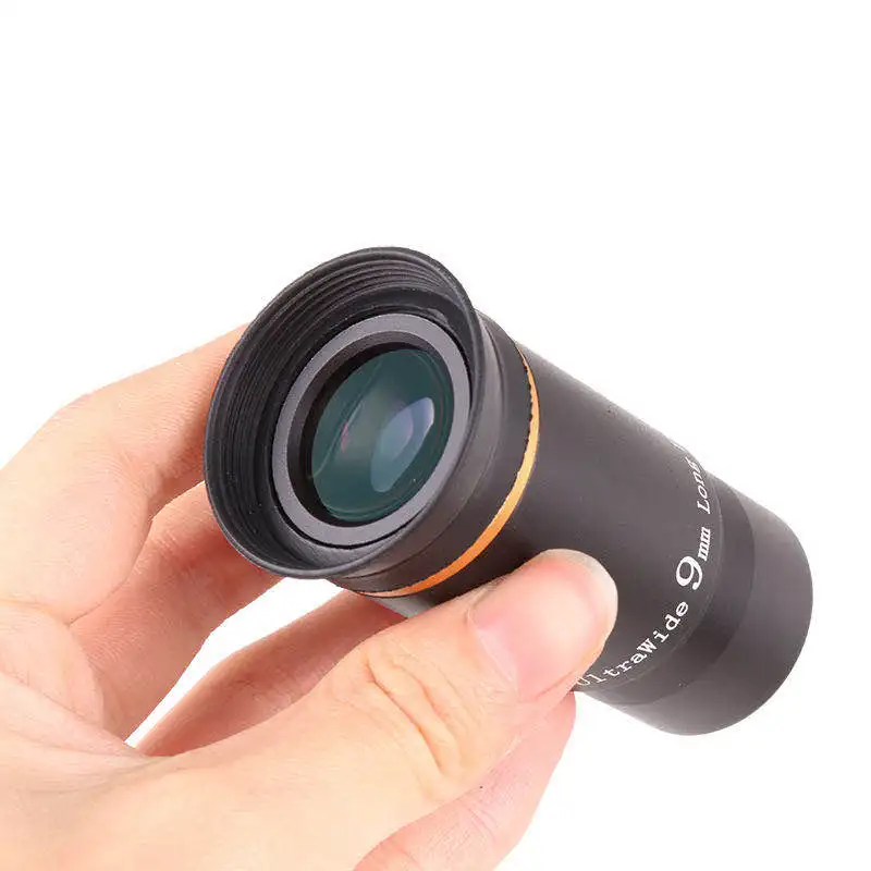 Telescopio astronómico de 66 grados, 9mm, ocular planetario con longitud de pupila, altura y ancho, ángulo de visión de 12,5 pulgadas