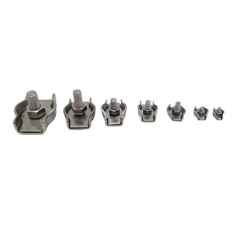 1pc 304 Edelstahl Draht Seil Schnalle Clips 2mm 3mm 4mm 5mm 6mm kabel Klemme Einzel Griffe Verschluss Hardware Zubehör