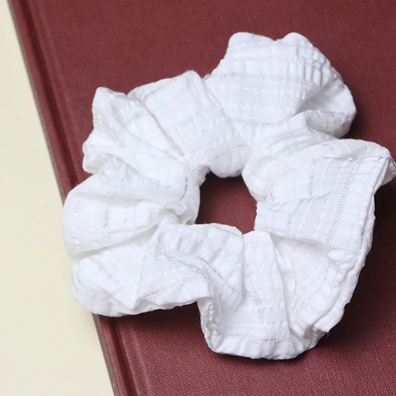 2020 Bestilk śliczne Vsco bawełna Scrunchies kucyk Holder dla dziewczyny opaska do włosów gumka do włosów Scranchy nakrycia głowy Schrunchie — zdjęcie 3