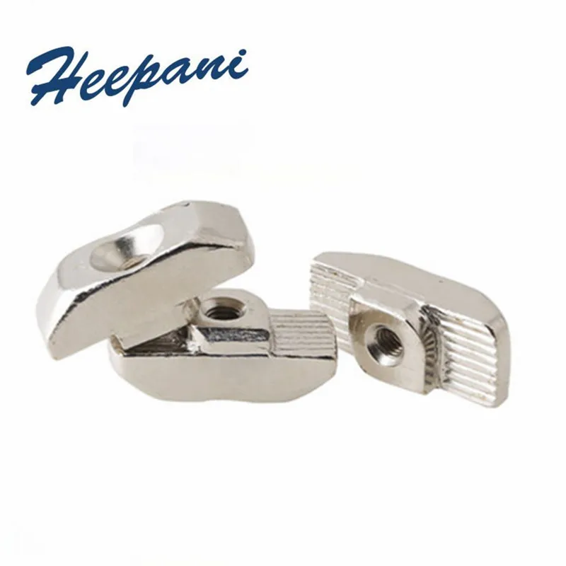 

100PCS 20 / 30 / 40 / 45 Type M3 M4 M5 M6 M8 Aluminium alloy fittings fastener euro T type nut block aluminum profile model