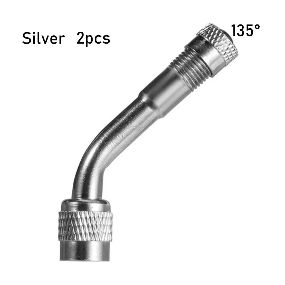 

1/2pcs 3 Angles Brass Truck Motorcycle Air Tyre Valves Valve Extension Stem Cycling Accessories Adapter for Car
