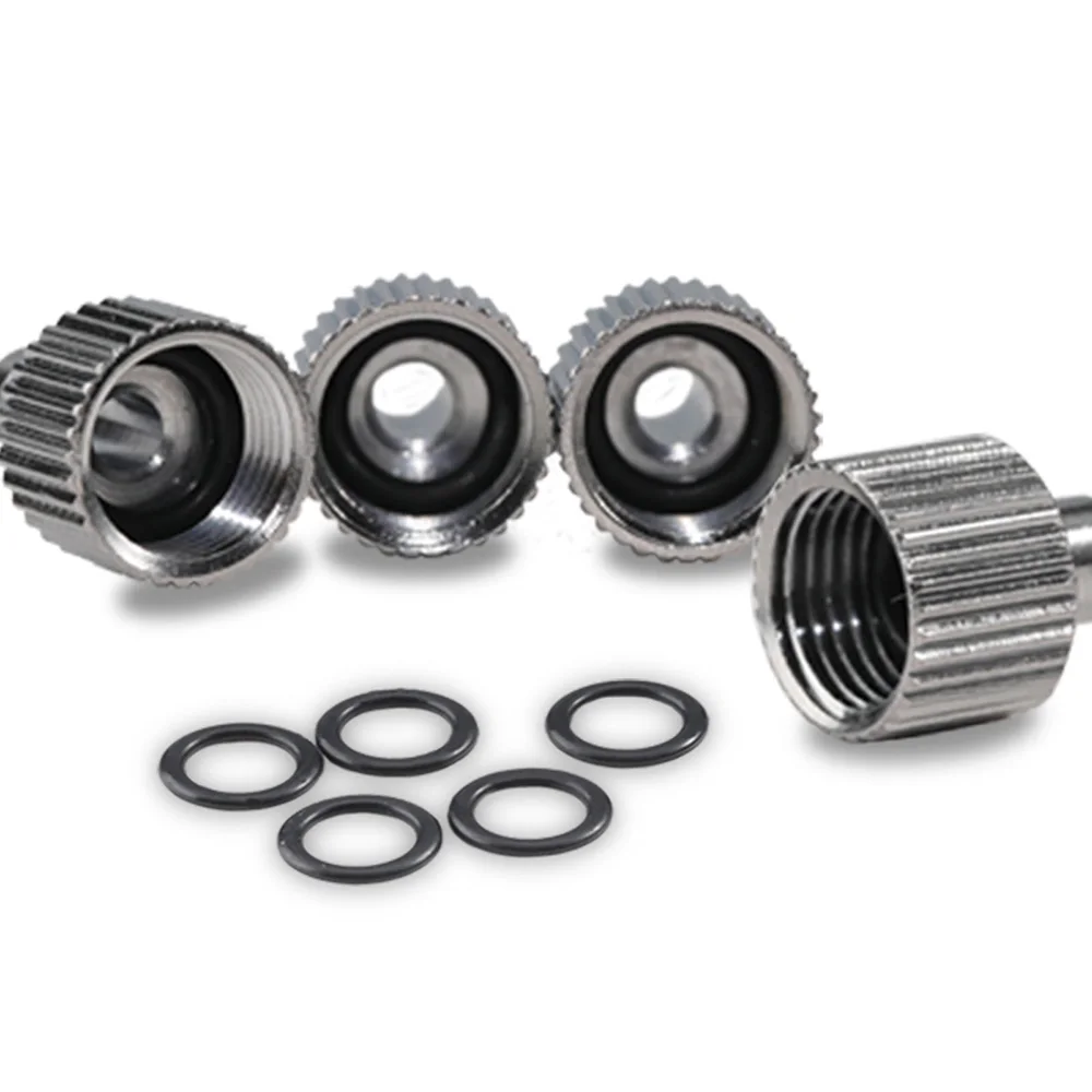 Imagem -04 - Airbrush Quick Release Feminino e Masculino Kit Adaptador de Desconexão de Acoplamento com Extra de Encaixe Macho & Extra O-ring Kit