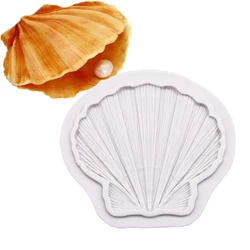 Shell Silicone Sugarcraft Mold Cupcake Baking Mold Fondant Cake Decorating Tools