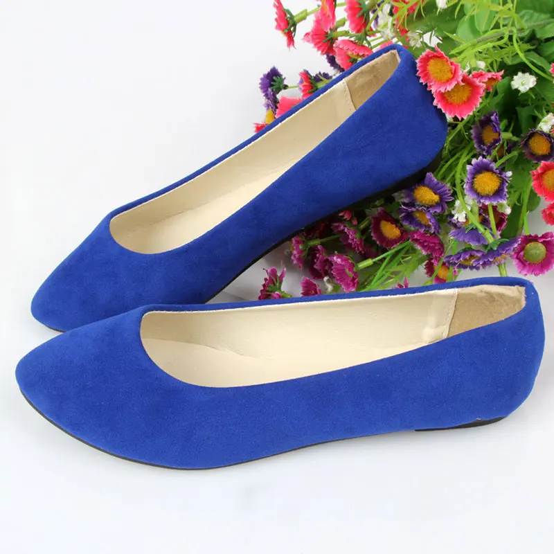 20Colors Women Shoes Candy Color Loafers Spring Summer Slip-on Women Flats Large Size Comfortable Shoes Woman EU41/42/43 WSH2214