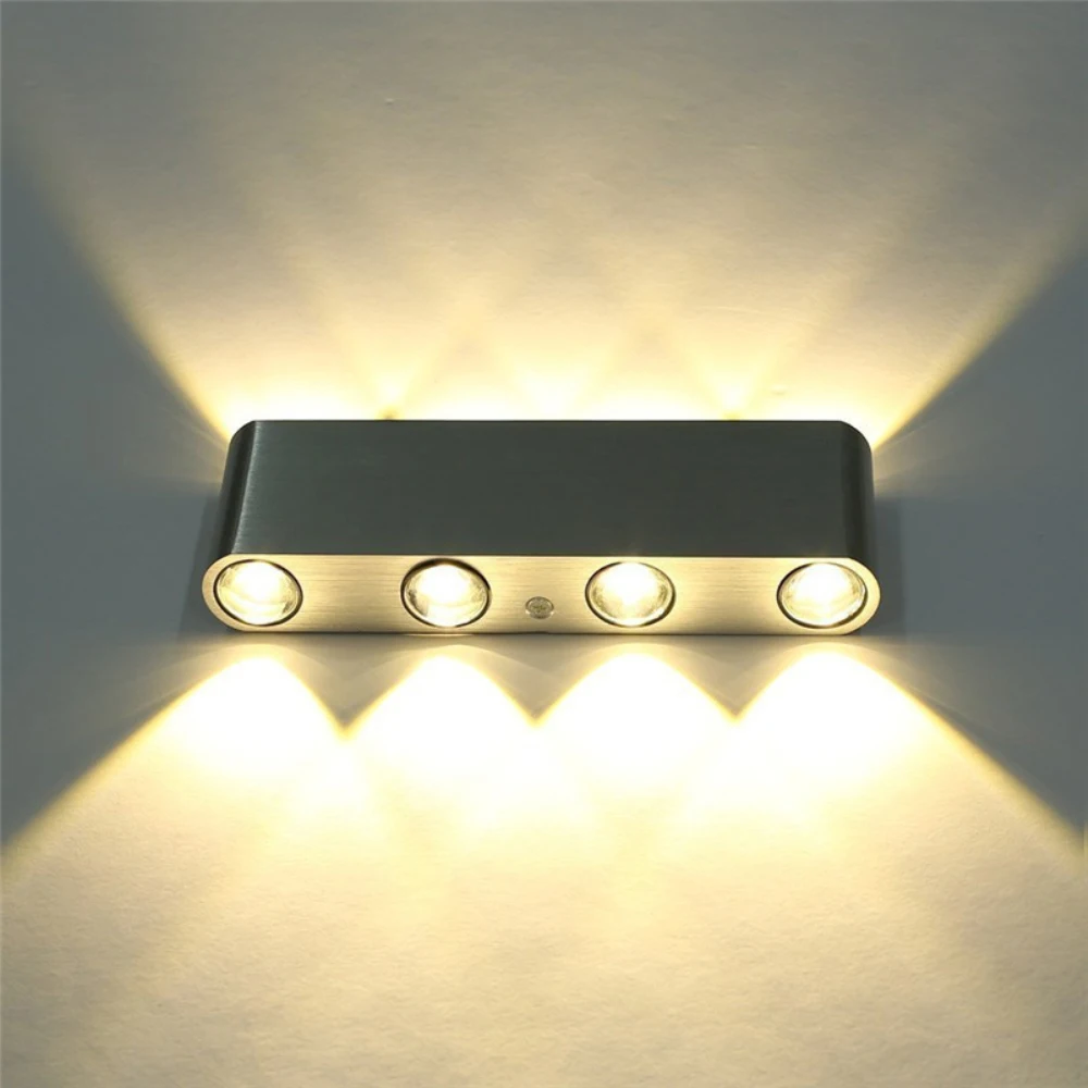 

Modern Simple 8W Down Led Wall Light AC90-260V High Quality Cuboid Colourful Wall Lamp Bar Restroom Bedroom Reading Home Decor