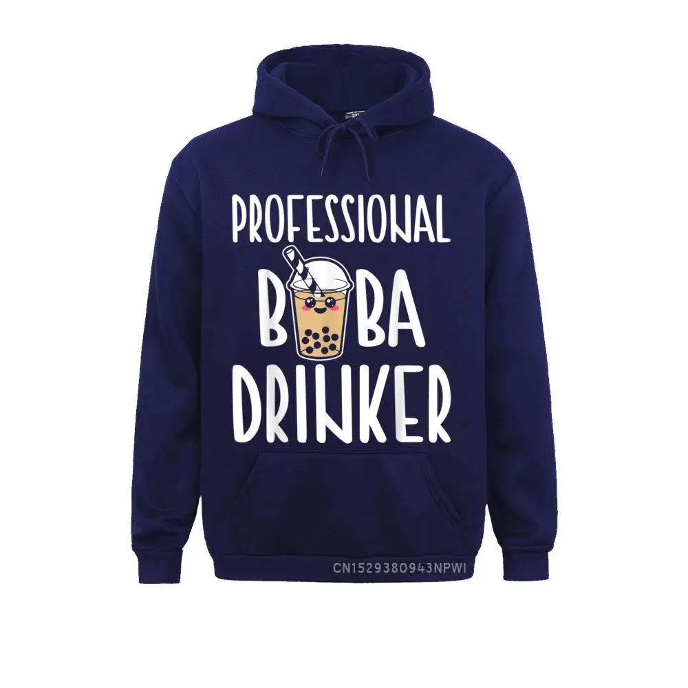 Boba Tea Professional Drinker Cute Kawaii Bubble Milk Tea Pullover Rife Europe Sweatshirts Hoodies For Men Hoods Classic