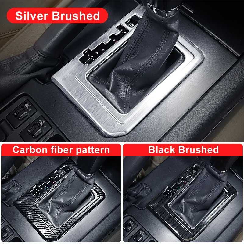 2010-2017 For Toyota Land Cruiser Prado 150 Lc150 Fj150 Upgrade Interior Decoration Accessories Stainless Steel Gearbox Cover