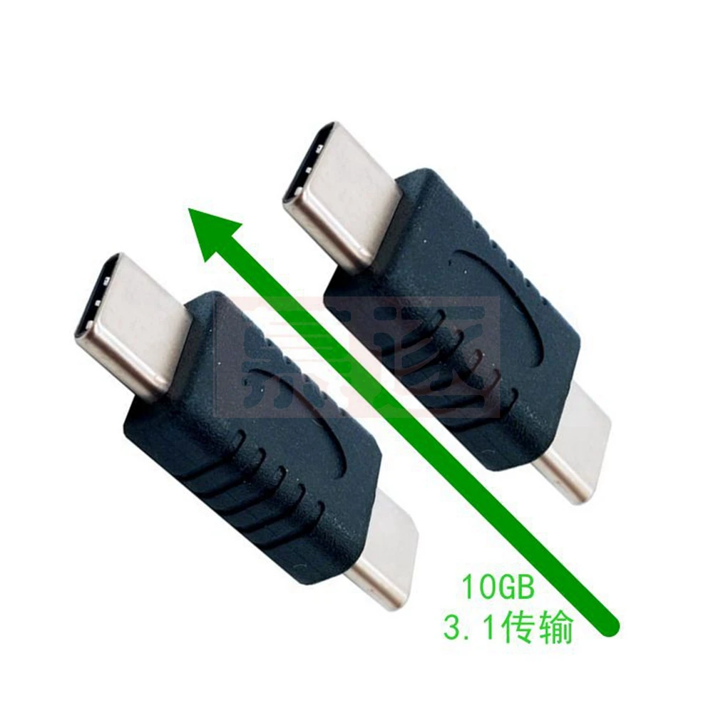 محول من النوع C ذكر إلى ذكر كابل بيانات USB-C محول كابل تمديد ذكر