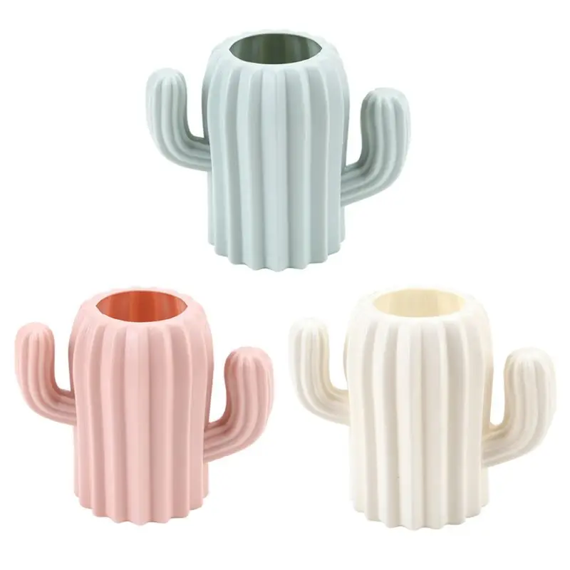 แคคตัสDesktop Organizerดินสอผู้ถือปากกาคอนเทนเนอร์แปรงหม้อเครื่องเขียนOffice G8TA