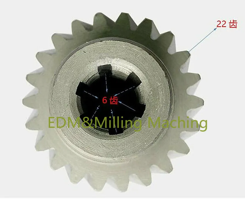 1PCS High Quality Forklift 490B Hydraulic Pump Drive Gear Oil Pump CNC Connection Gear 6/22