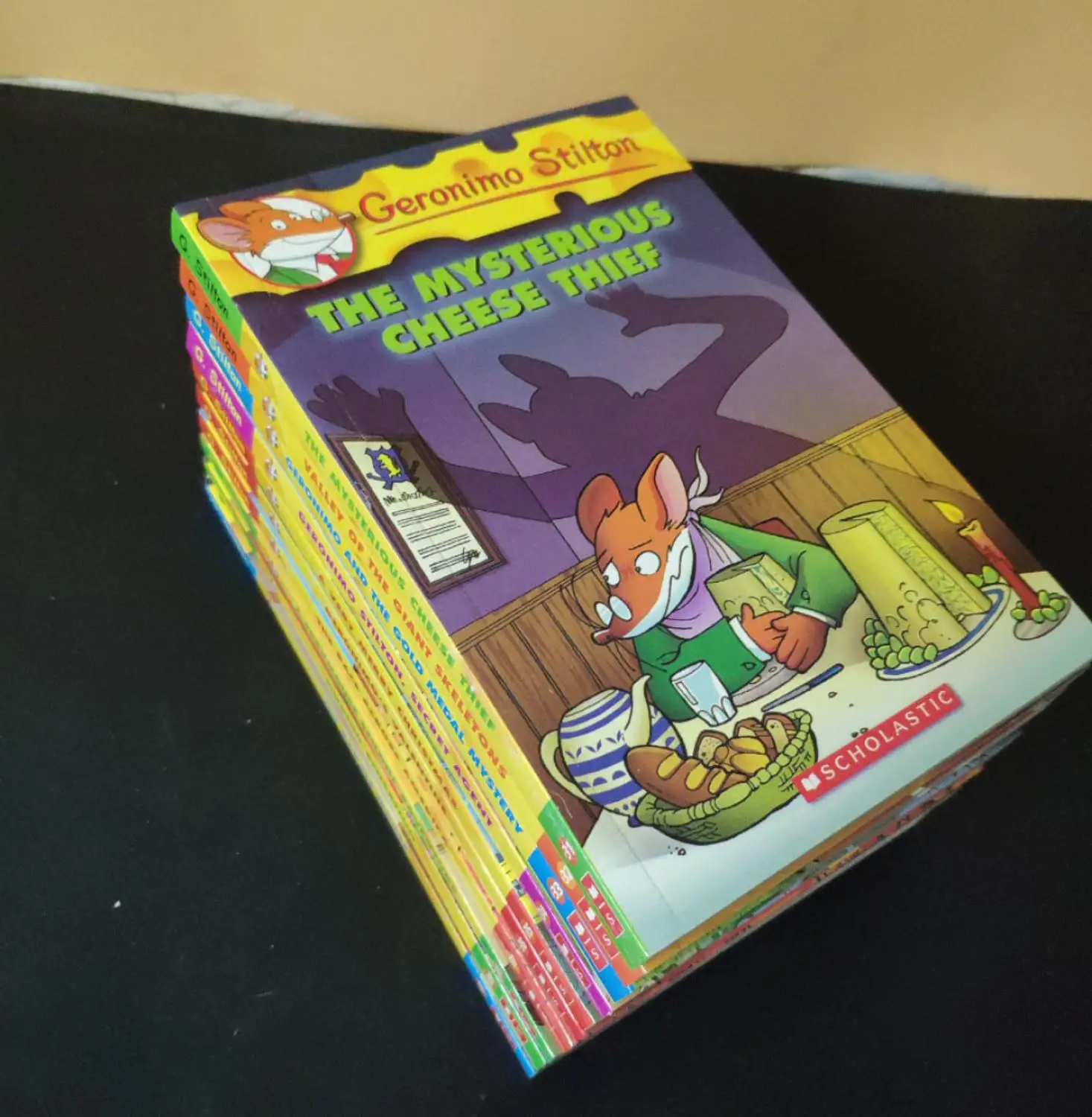 10 Books Geronimo Stilton 31-40 Mouse Reporter Adventure Explore Comic Fiction Parent Child Kids English Picture Storybook