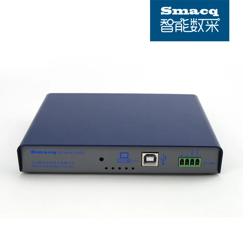 Tarjeta de adquisición de datos PS2016 2008V, interfaz USB, termopar de medición de voltaje de resolución media de 4 bits
