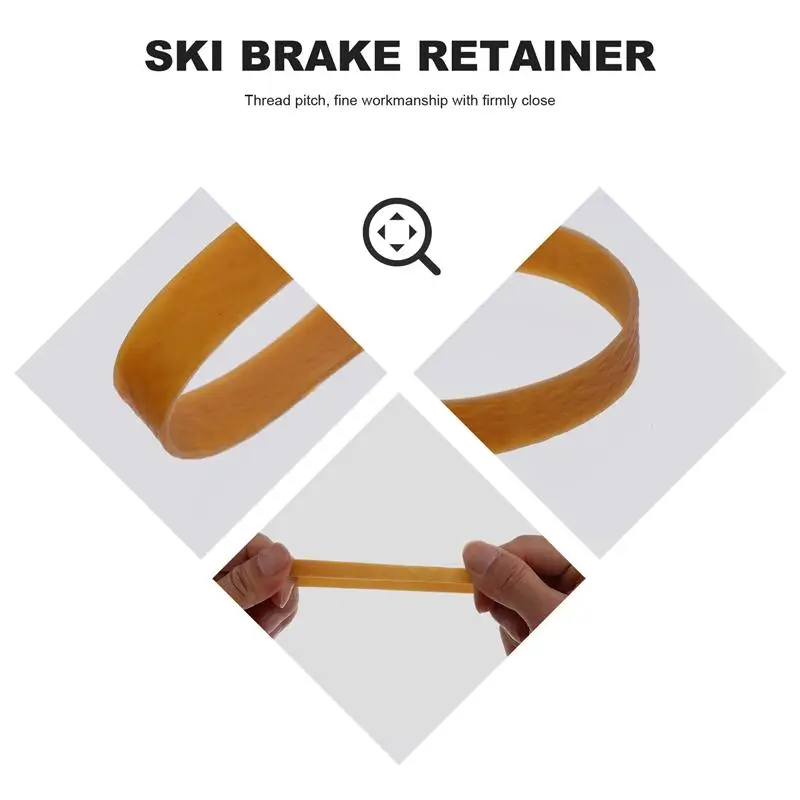 Brake Ski Snowboard Bands Retainers Rubber Retainer Supplies Rubberbands Strap Elastic Band