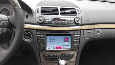 

8-ядерный автомобильный DVD-плеер Android 10 GPS для Benz E-Class W211 2002-2008 128G 4G RAM навигация PX6 CARPLAY DSP