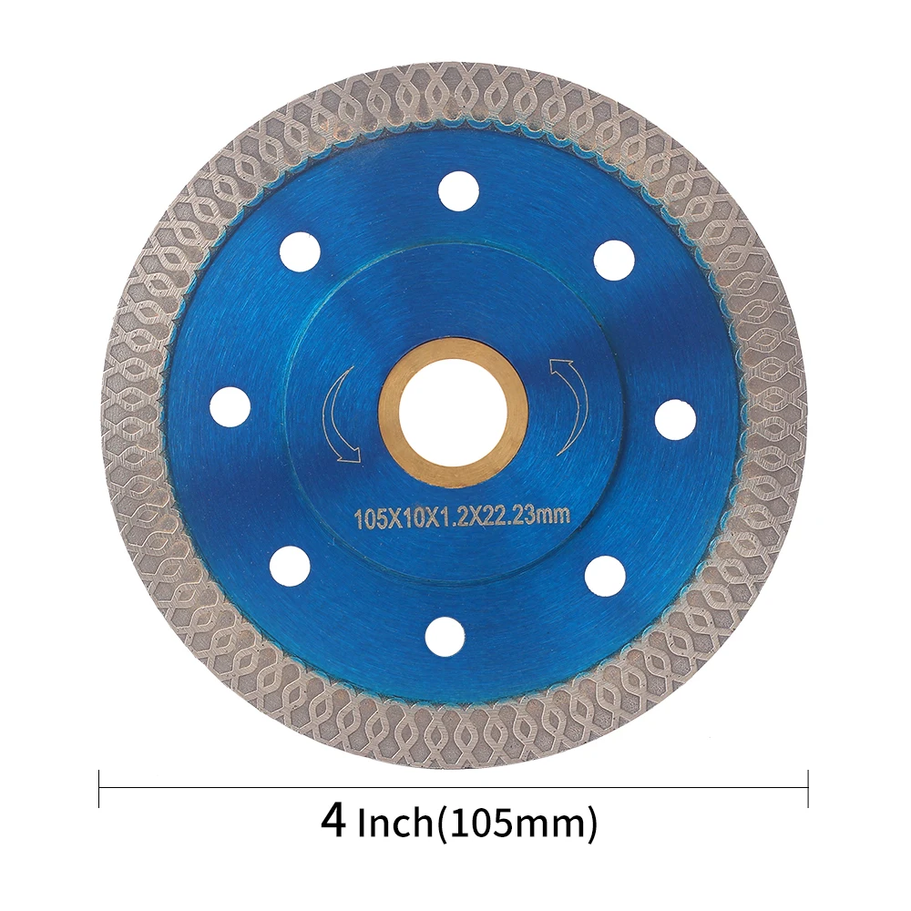 105mm Turbo Diamond Blade Super Thin Tile Porcelain Ceramic Disc For Cutting Granite Marble Stone