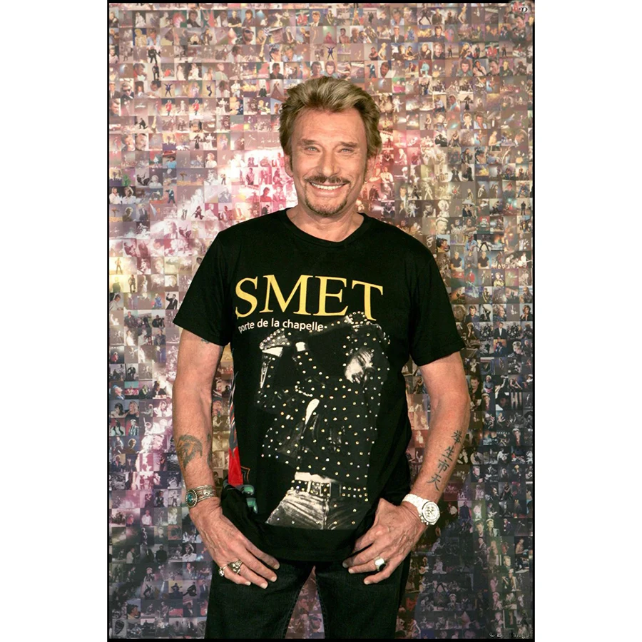 Diamante pittura Superstar cantante Johnny Hallyday punto croce 5D Spuare strass fai da te ricamo completo artigianato diamante mosaico