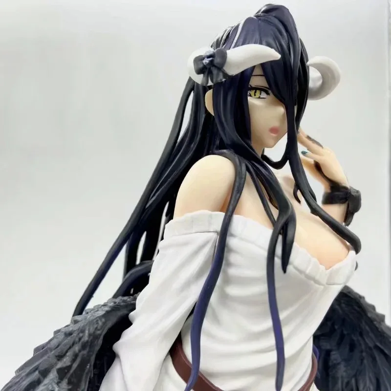 Overlord III Albedo Ver. Albedo figura de acción de Anime, juguete de muñeca de chica hermosa, modelo de colección, regalo de Navidad, PVC, 21 Cm