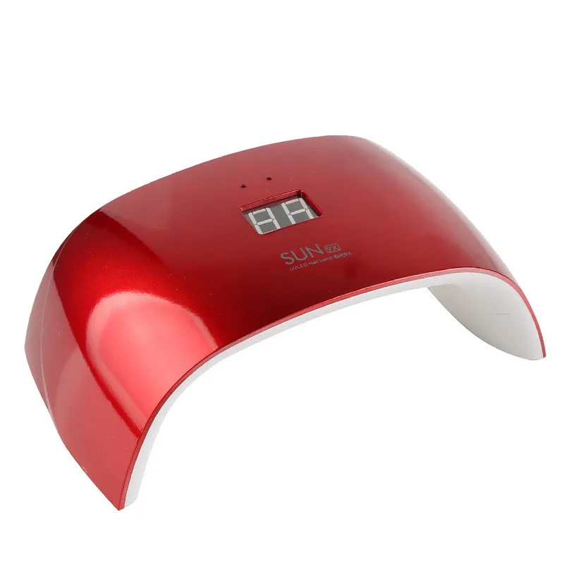 

SUN 9X UV LED Nail Lamp 18W Quickly Dryer Portable Cordless fast Drying RED Led Nail Lamp rechargeable electric Gel nail Dryer