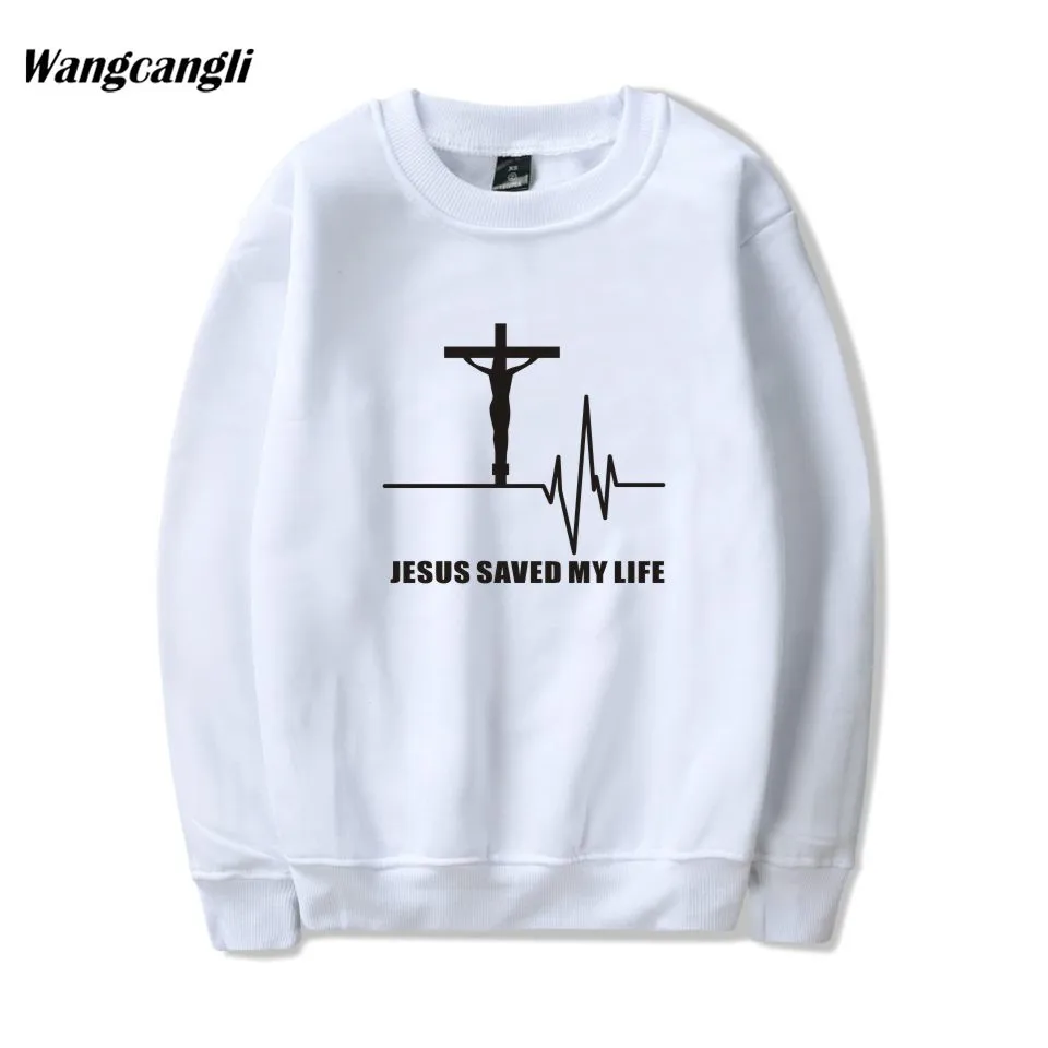 

Jesus Christian sweatshirt men/women Jesus Saved My Life hoodies tracksuit autumn winter Jesus Cross Jacket coat plus size 4XL