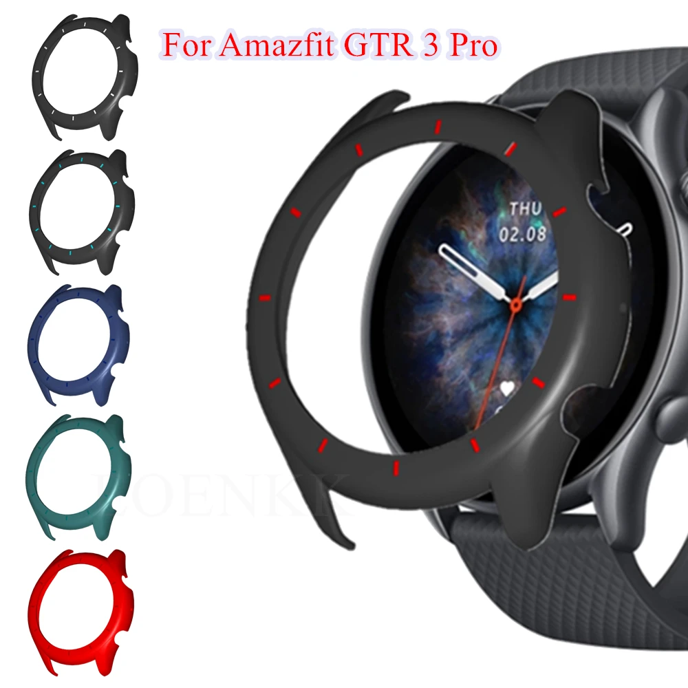 Xiaomi Amazfit GTR 3 pro用保護ケース,Amazfitウォッチ用ケース,プラスチック,シェル付き