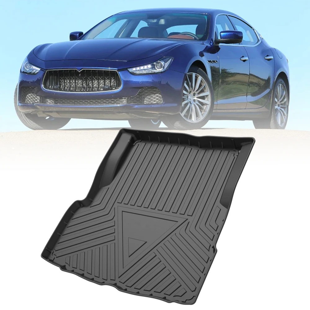 

Custom TPE Car Trunk Mat For Maserati Ghibli Levante Quattroporte 2014-2017 2018 2019 2020 Car Accessories Custom Cargo Liner