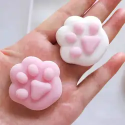 Cat Fidget toys Antistress foot Mochi Squishy pack kawaii toy Cat Squeeze Kids cute squishies Girls Fun Toy Daughter toys