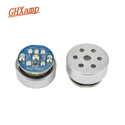 GHXAMP – Microphone à condensateur Electret 16mm, Microphone à ancre de célébrités du Web, micro unidirectionnel avec Circuit imprimé pour l'audio, 2 pièces