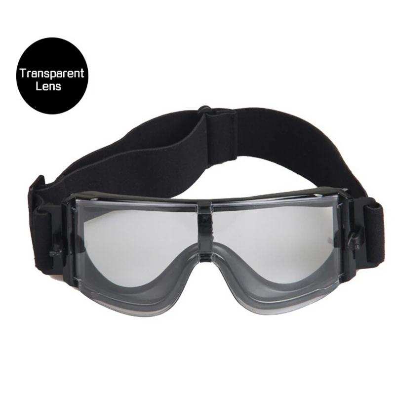 Men Outdoor Sport Goggles Airsoft Hunting Sunglasses X800 Tactical Shooting Glasses 3 Lens