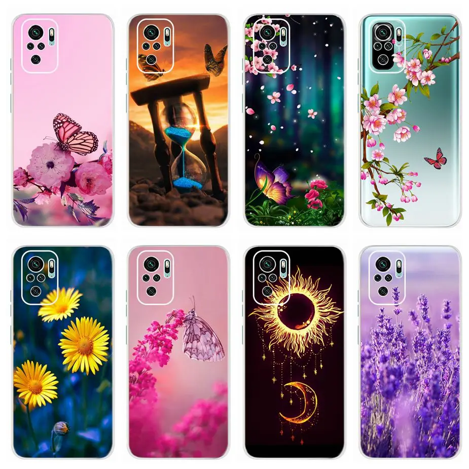 For Xiaomi Redmi Note 10 Case Redmi Note 10S Cover Soft Silicone Stylish Phone Case For Xiaomi Redmi Note 10 Pro 10Pro Max Coque