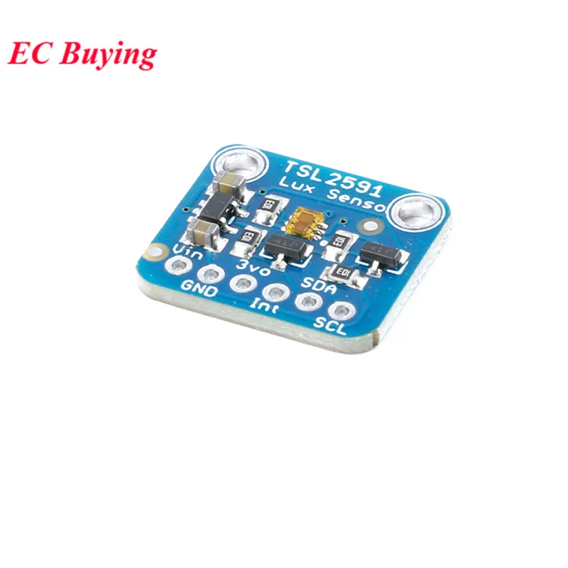 TSL2591 Digital Light Sensor Breakout Module High Dynamic Range Lux IR Infrared Full Spectrum Diodes Detect 3.3V-5V for Arduino