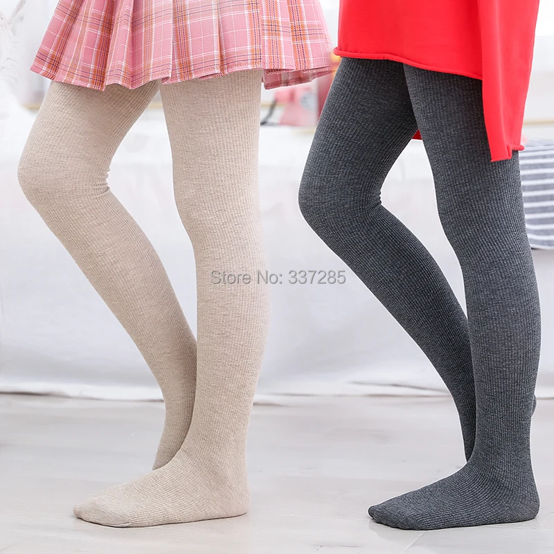 winter baby girls warmer tights cotton kids toddler non-slip sole pantyhose spring autumn striped tight for fashion infant child