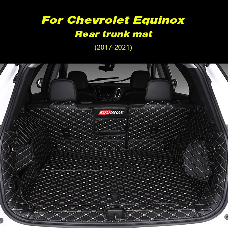 Vtear Rear Trunk Mat Decoration Carpet Anti-Kick Anti-Dirty Pad Accessories Car Floor Cover Interior Parts For Chevrolet Equinox